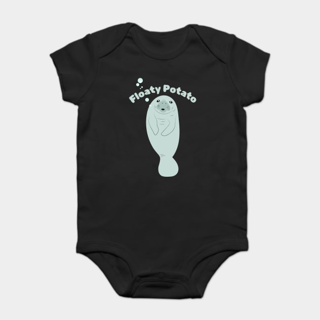Floaty Potato Baby Bodysuit by The WYLD Tribe